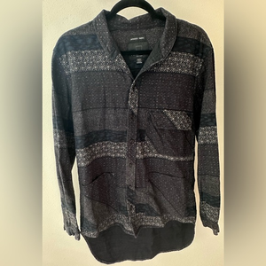 Fried Rice Long Sleeve Flannel Sz‎ S RARE